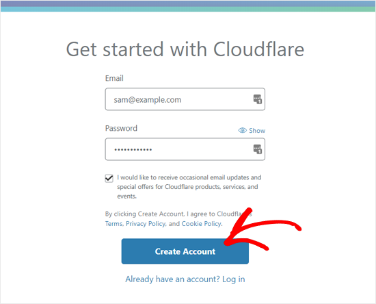 كيفية إعداد CloudFlare Free CDN في WordPress