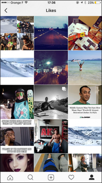 كيف ترى المنشورات التي تعجبك على Instagram