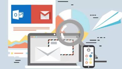 كيف تجد عنوان IP لبريد إلكتروني في Outlook و Gmail؟